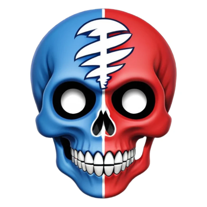 grateful dead steal your face logo sticker