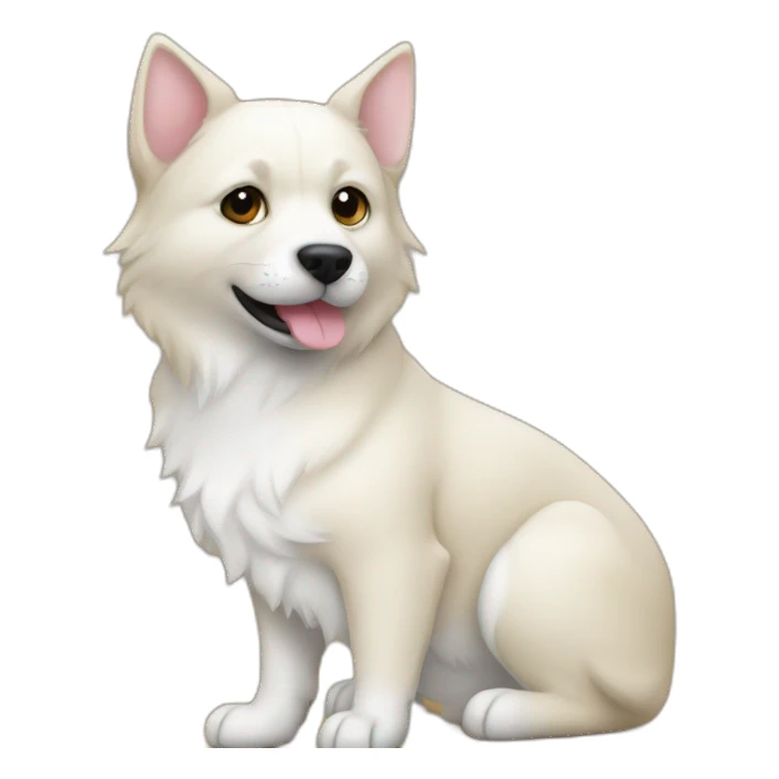 dog on a cat on a lamborgini a sticker