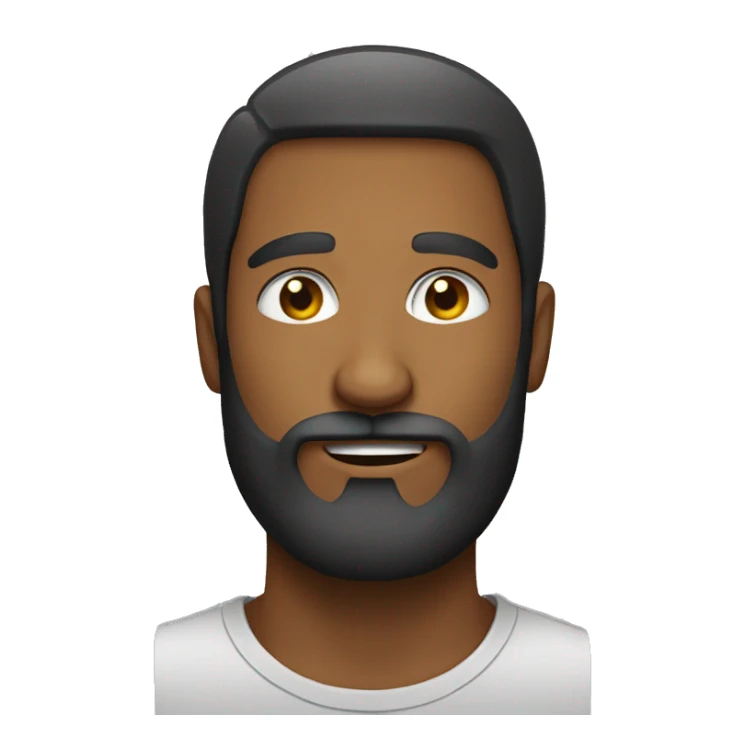 man ith beard sticker