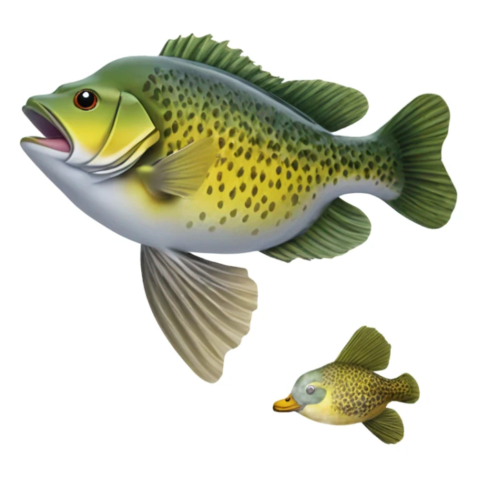 Crappie fish duck hunting sticker