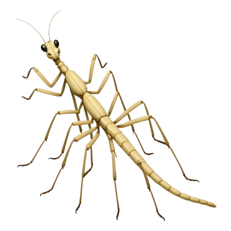 Stick Insect Ivory sticker