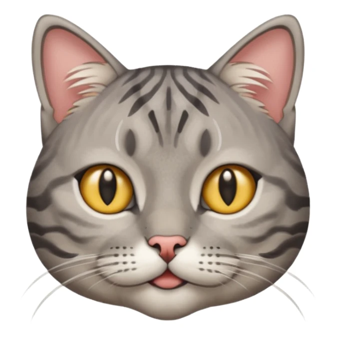 Cat with one eyebrow raised  sticker