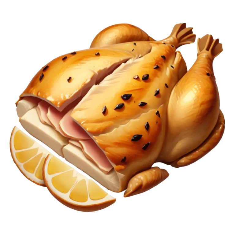 pechuga asada en rodajas sticker