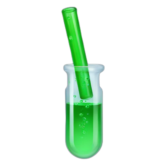 batman with green test tube sticker