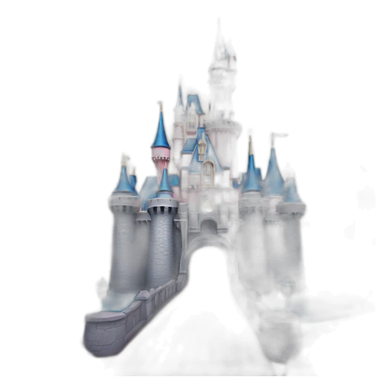Cinderella Castle at Disneyland sticker