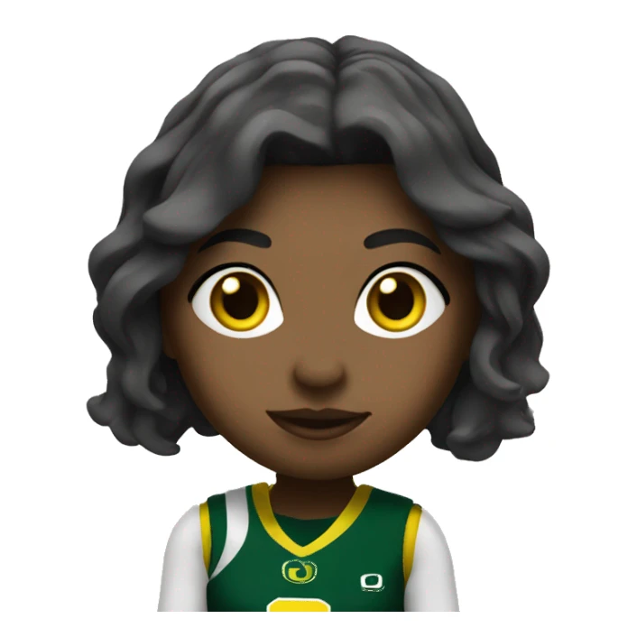 Oregon ducks girl sticker