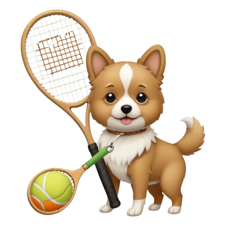 Tennis-Racket Animals sticker