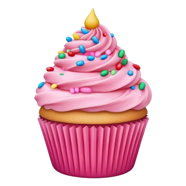 pink cupcake  sticker