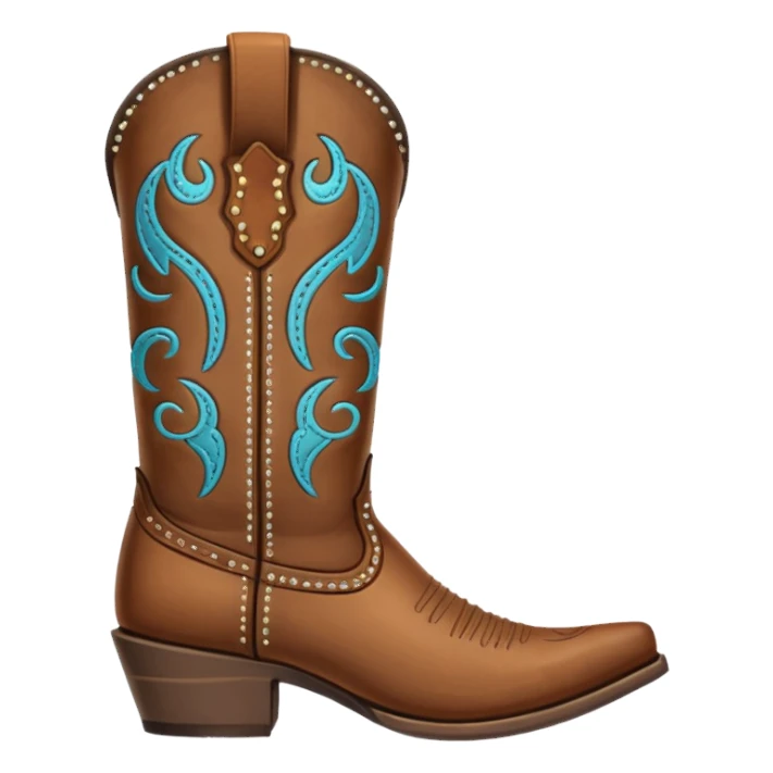 Cowboy boot sticker