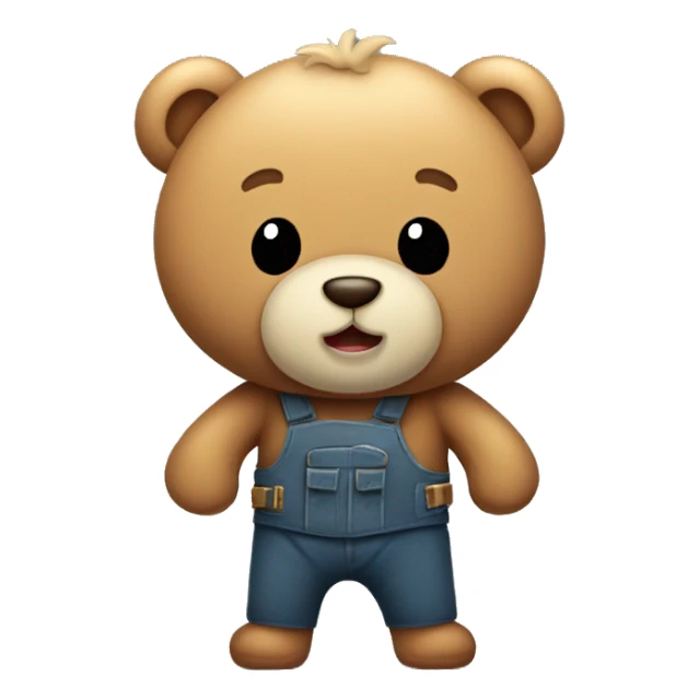 Cute teddybear with his armes out for a hug sticker