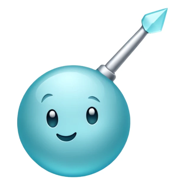 A white tick ✔️with a cyan circle back ground  sticker