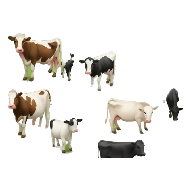 farm with cows sticker