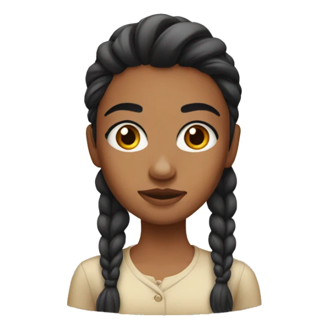 Girl do eyebrows  sticker