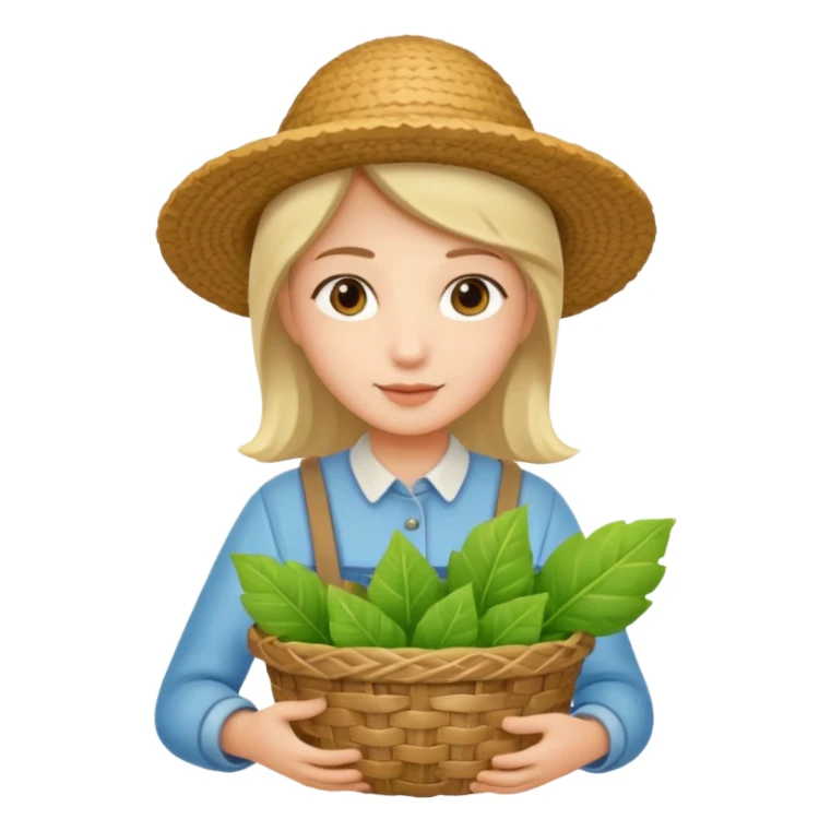 Breeze + leaf basket,Sky Gardener. sticker