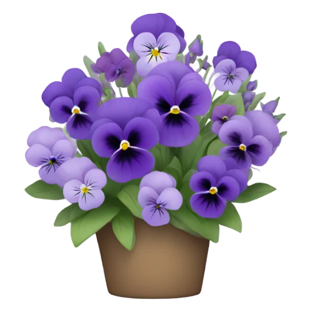 Violet Flower arrangement sticker