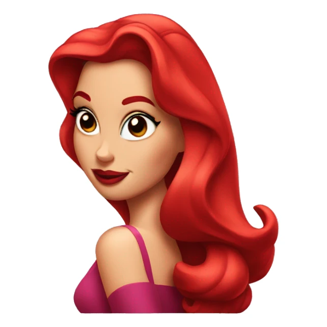 Jessica rabbit in love sticker
