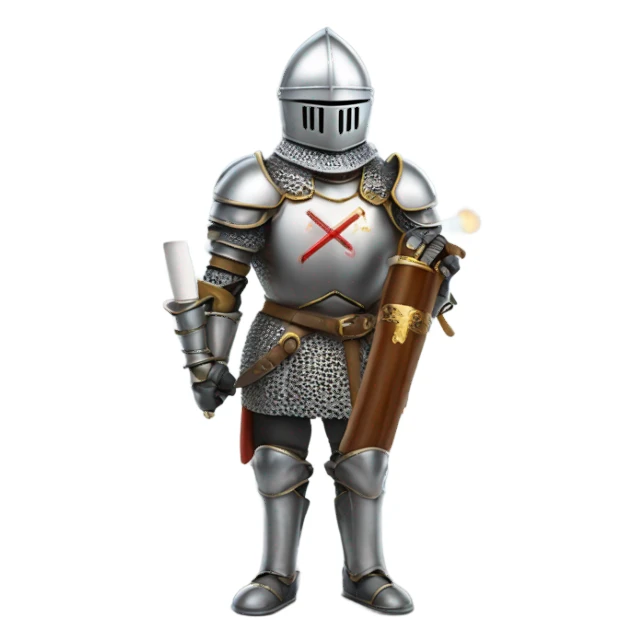 Knight vaping sticker