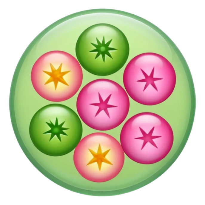 light green and pink vitamins sticker