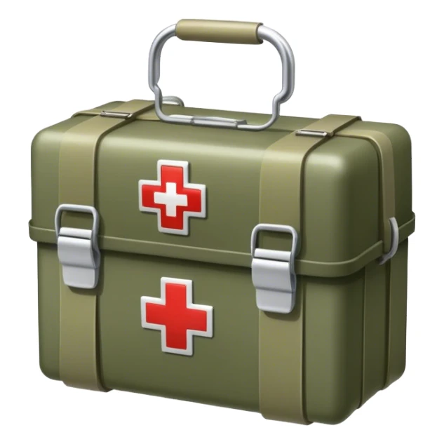 military first aid kit sticker