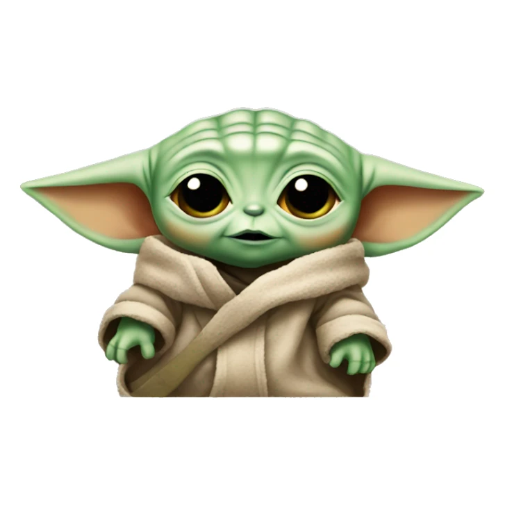 Baby yoda sticker