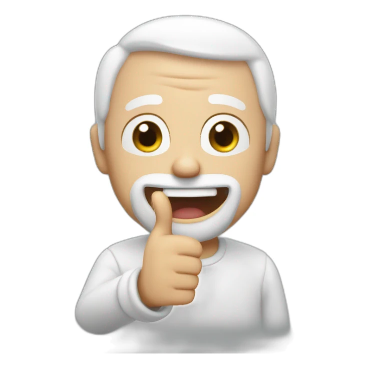 Hide the pain Harold thumbs up sticker