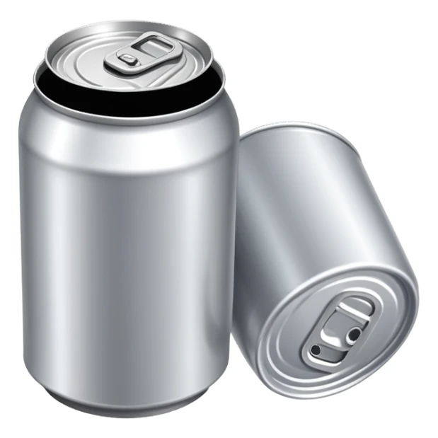aluminum can on side sticker