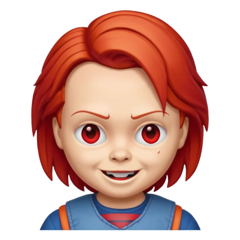 Un emojin de chuky sticker