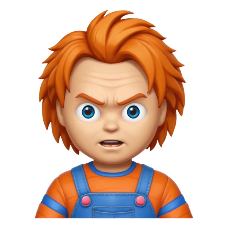 Un emojin de chuky sticker