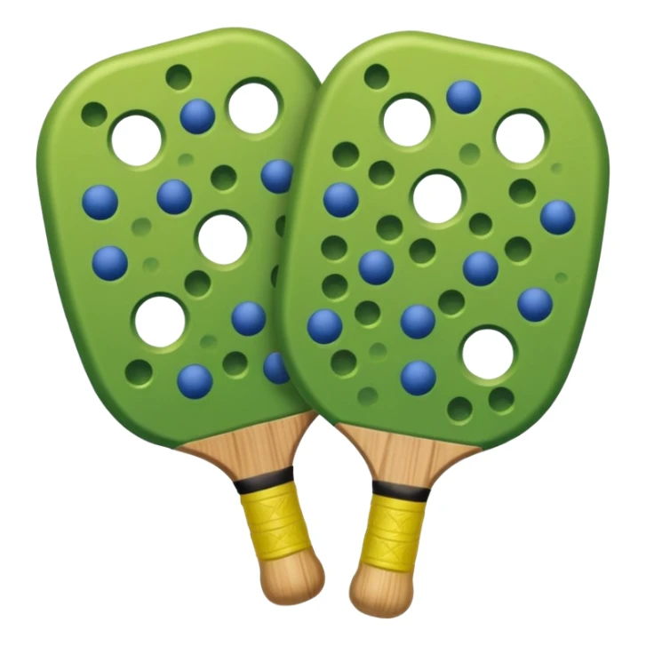 pelota de pickleball Verde sola sticker