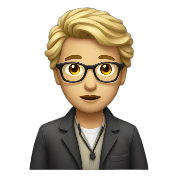 stuck up art curator sticker