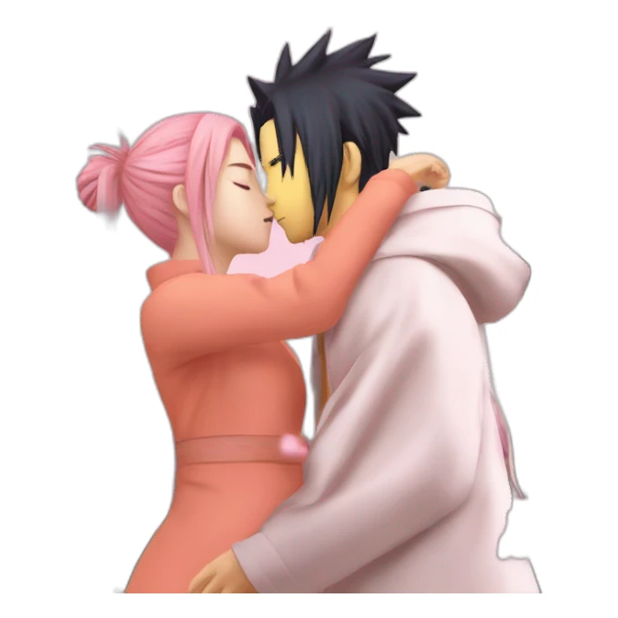 Sakura kiss Naruto sticker
