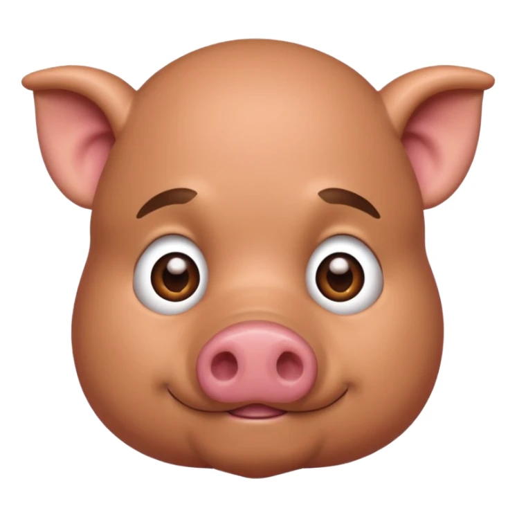 Militar con cara de cerdo sticker