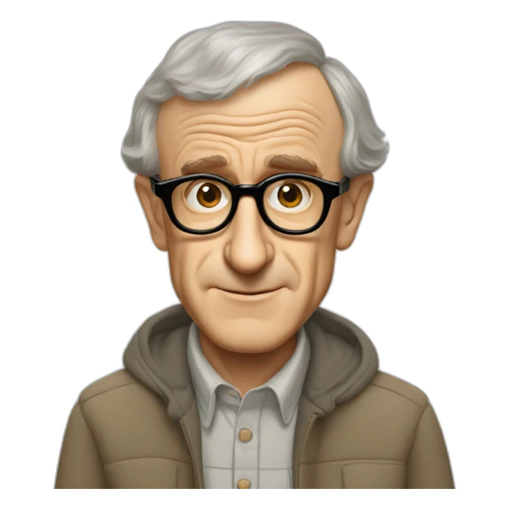woody allen sticker
