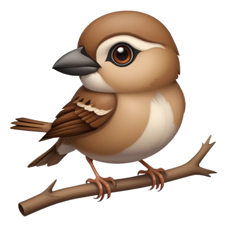 create sparrow emoji sticker