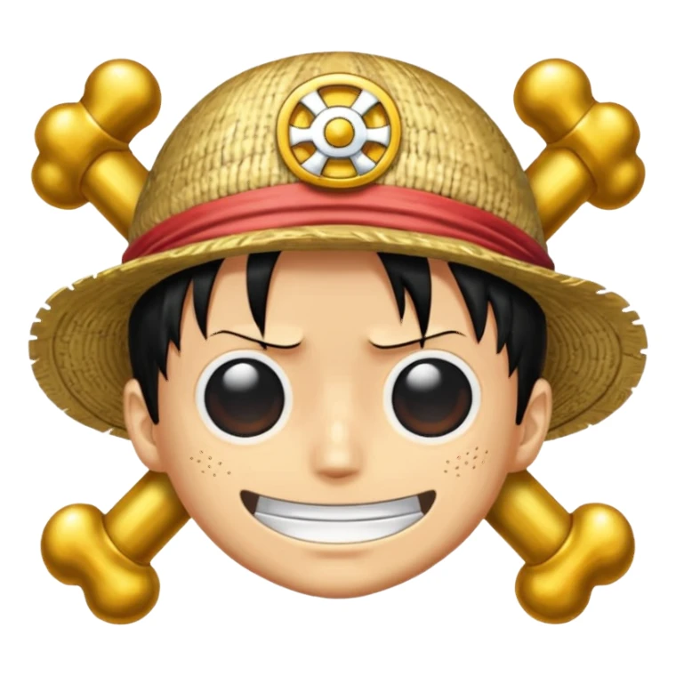 One piece anime logo sticker