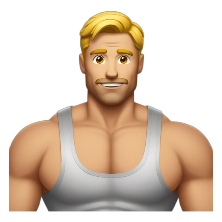 Homme musclés sticker