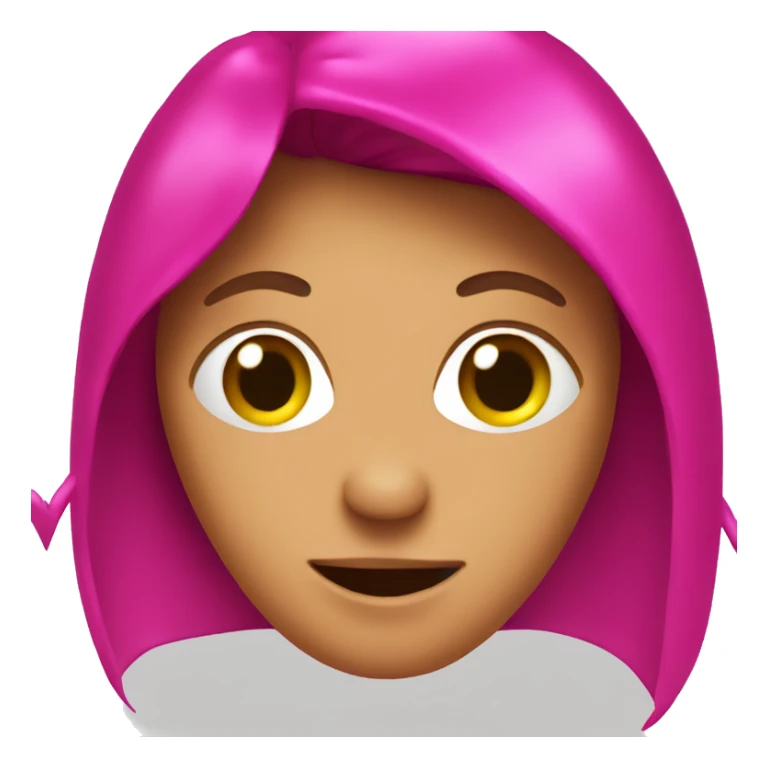 Fuschia heart sticker