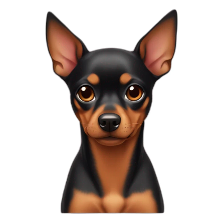 dog-mini-pinscher-pretty sticker
