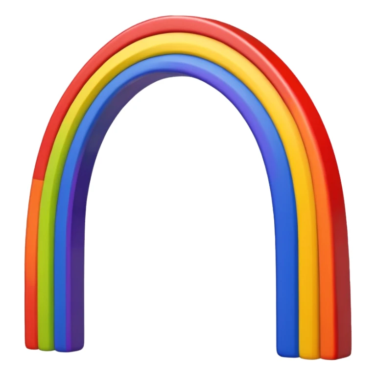 rainbow emoji sticker