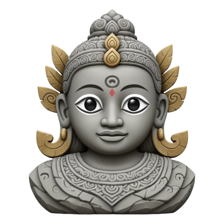 QWK bali statue sticker