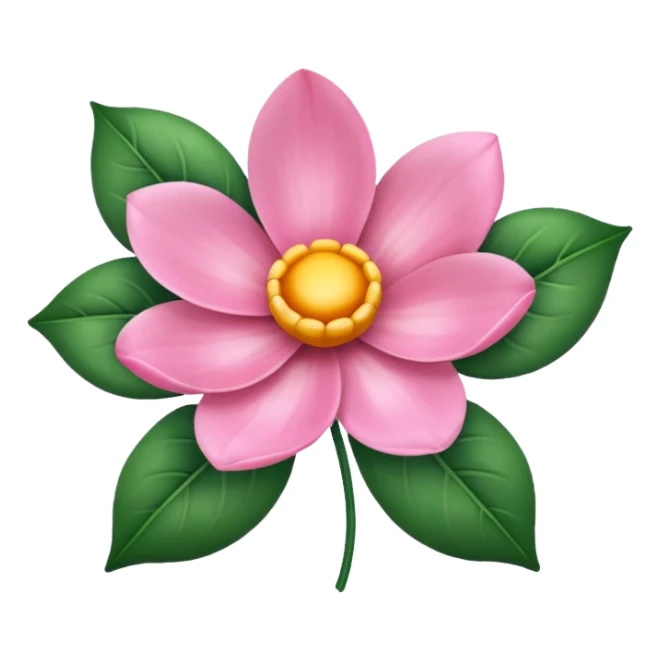 silk flower sticker