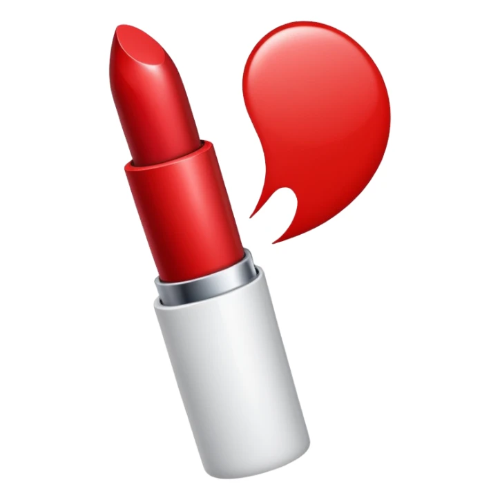 lipstick mark sticker