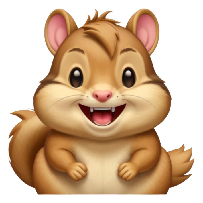 chipmunk laughing sticker