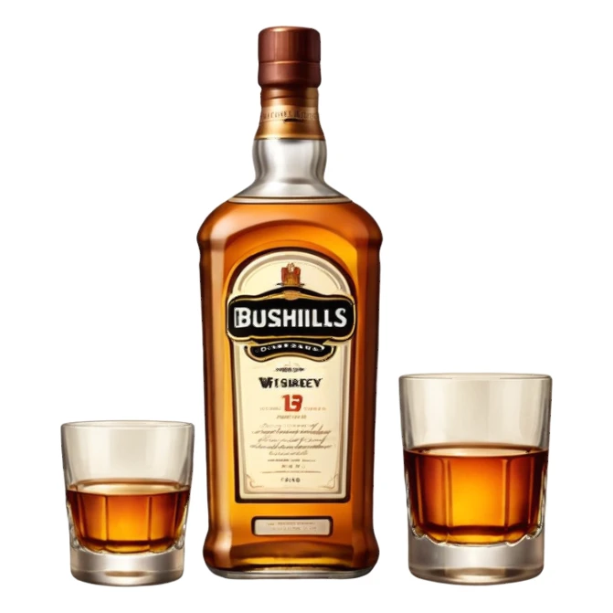 bushmills whiskey sticker