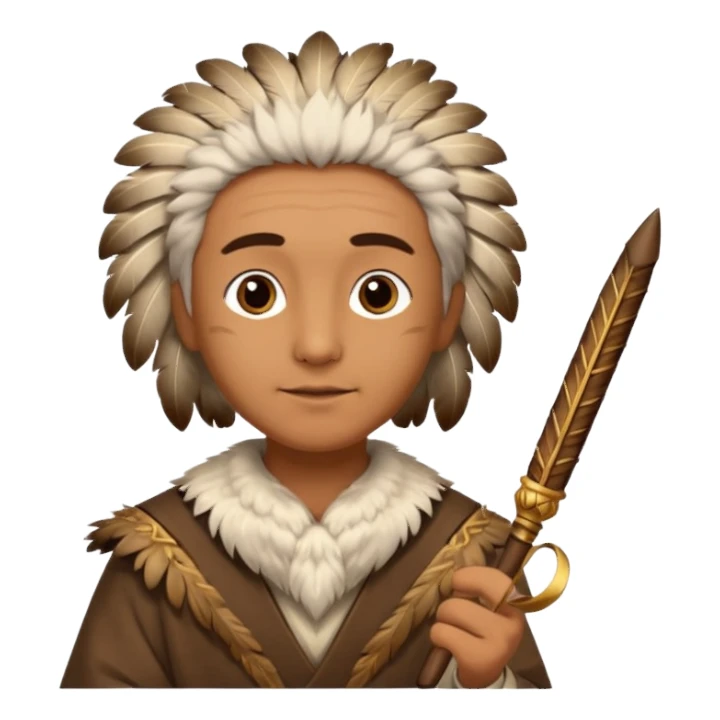 ancient Feathered pen scholar sticker