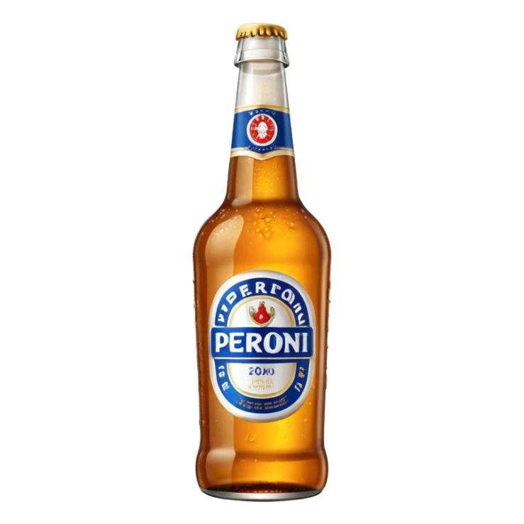 PERONI BOTTLE unbranded sticker