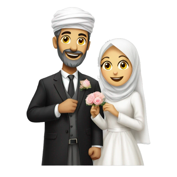 islamische hochzeit  sticker
