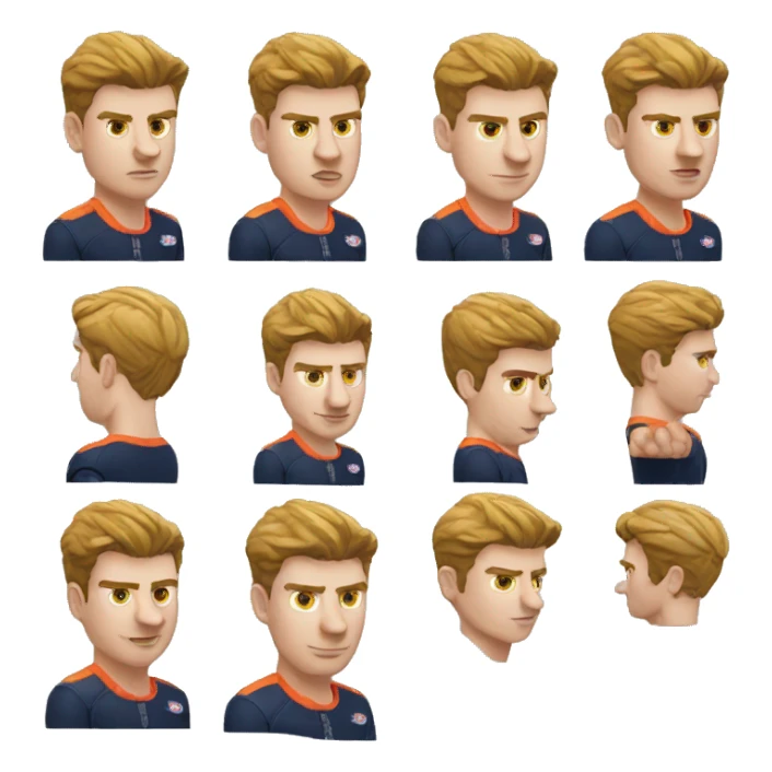 Max verstappen qui nage sticker