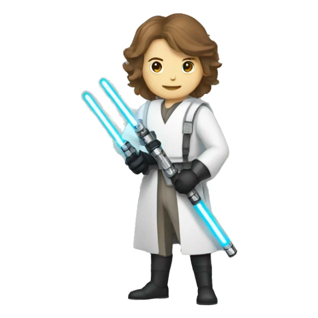 a secourist with a lightsaber sticker