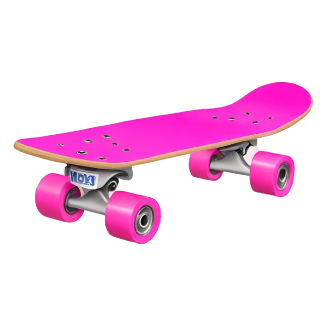 Pink skate board  sticker